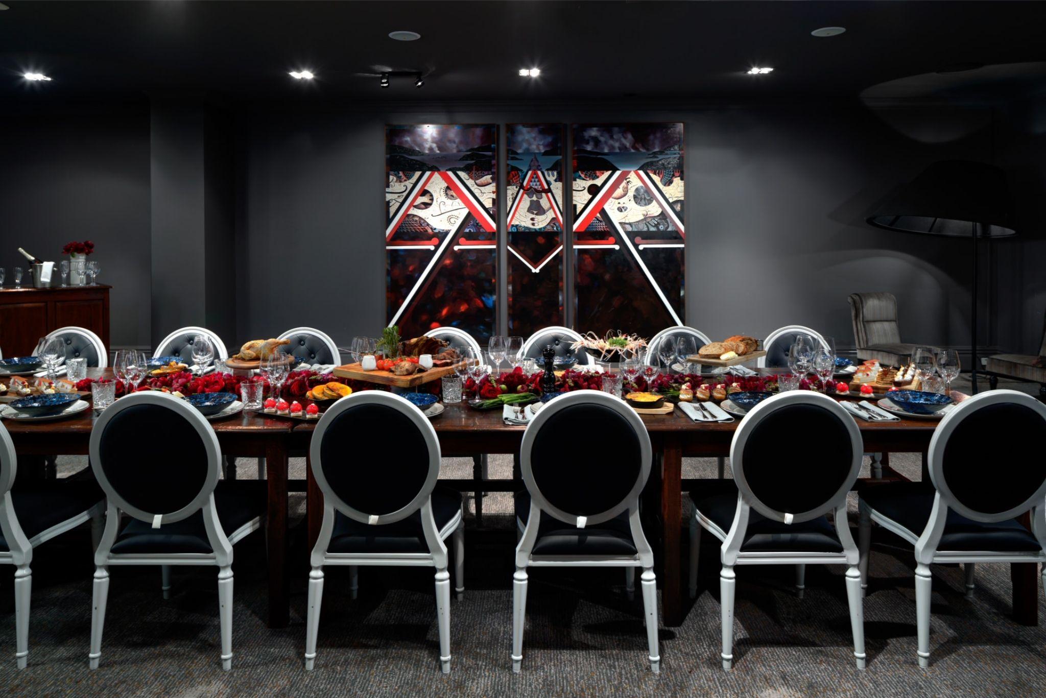 Qt 웰링턴 아파트먼트 외부 사진 The dining room at the 2012 Olympic Village